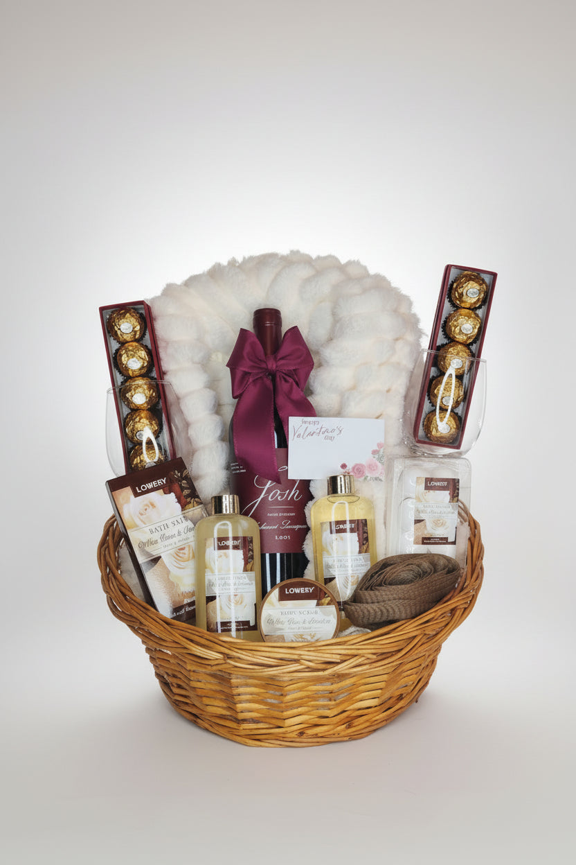 Rest and Romance Gift Basket
