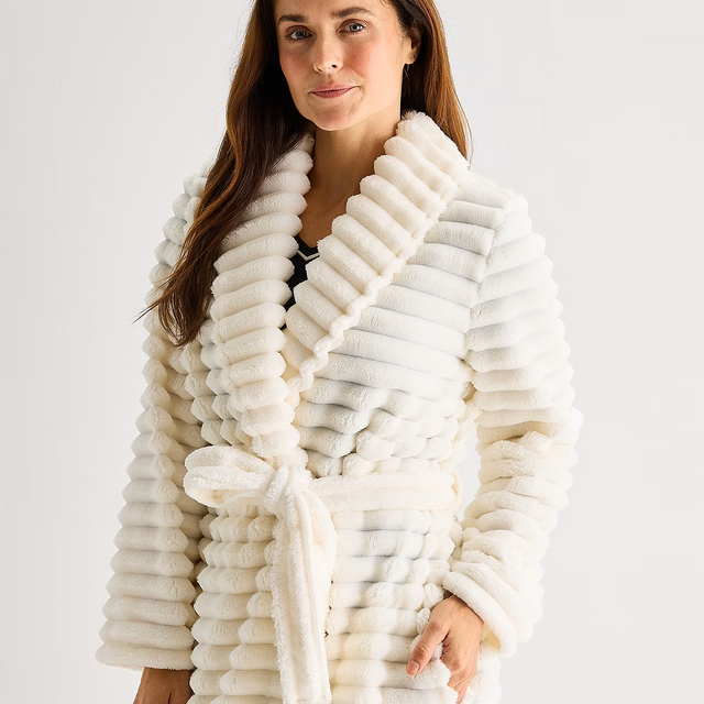 Pre-Wrapped Luxurious Liz Claiborne Women's Long Length Robe