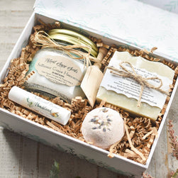 Custom Aromatherapy Spa Gift Set, Natural Skin Care